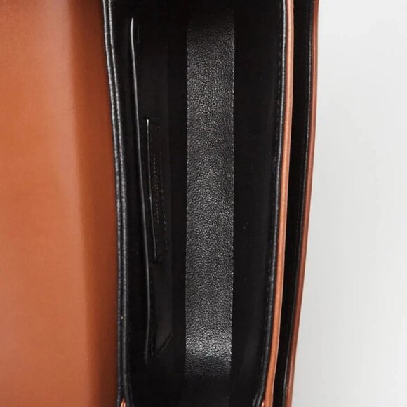 Yves Saint Laurent Natural/Brown Canvas Leather Small Solferino Satchel Bag - Picture 3 of 10